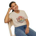 Turning 50 1976 Classic Unisex Softstyle T-Shirt Unisex Adult T-shirt Australian Printer Birthday Retro