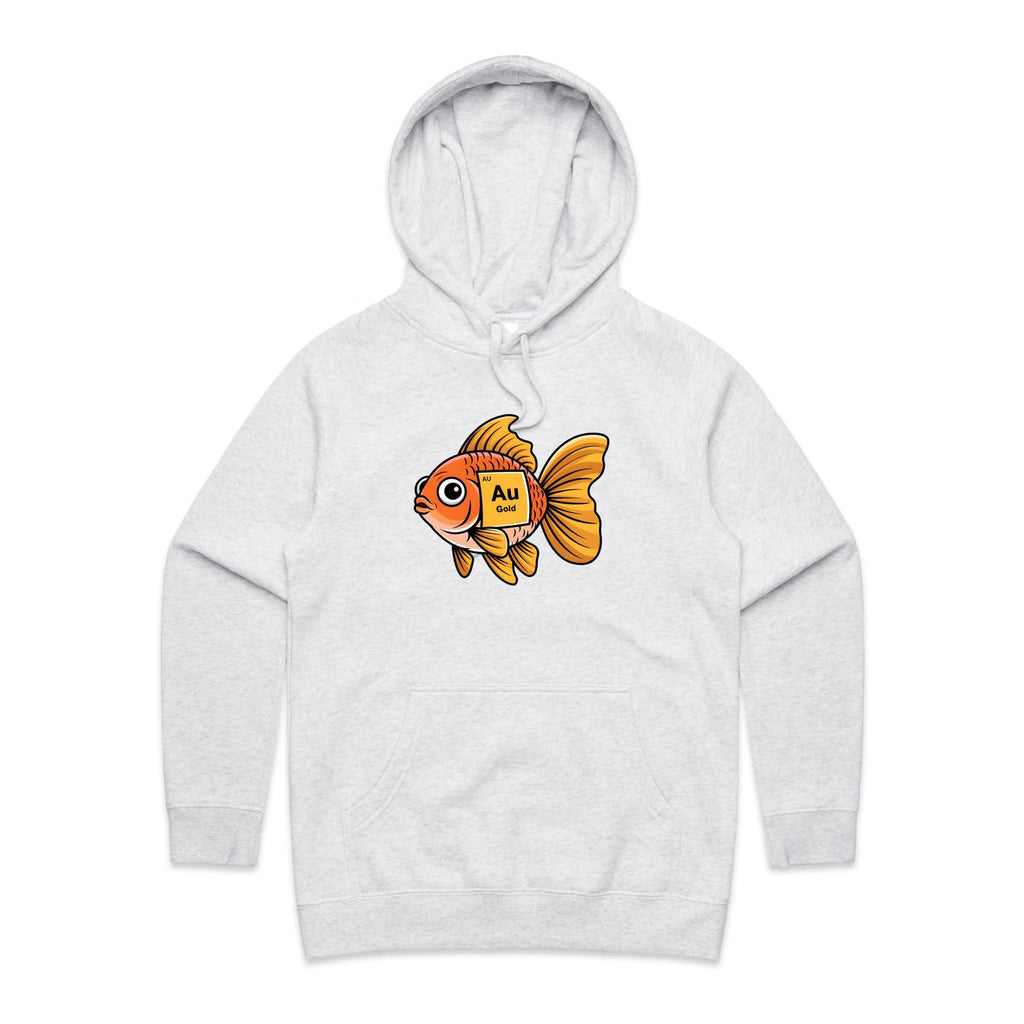 Gold Fish Periodic Table Women's AS Colour Hoodie