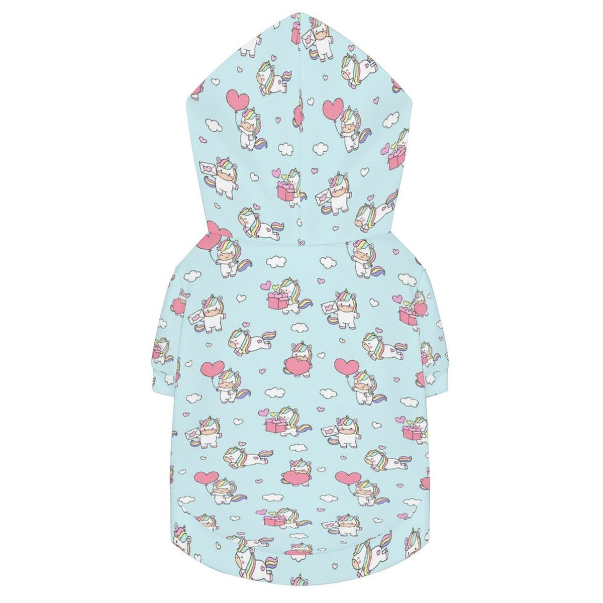 Rainbow Unicorn Pet Hoodie (Large Size)