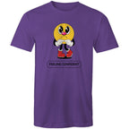 Feeling Confident - Mens T-Shirt Purple Mens T-shirt Printed In Australia