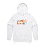 Dad Jokes Dad-A-Base - Mens Hoodie White Mens Hoodie Dad Printed In Australia Tech