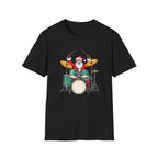 Drummer Santa - Unisex Softstyle T-Shirt
