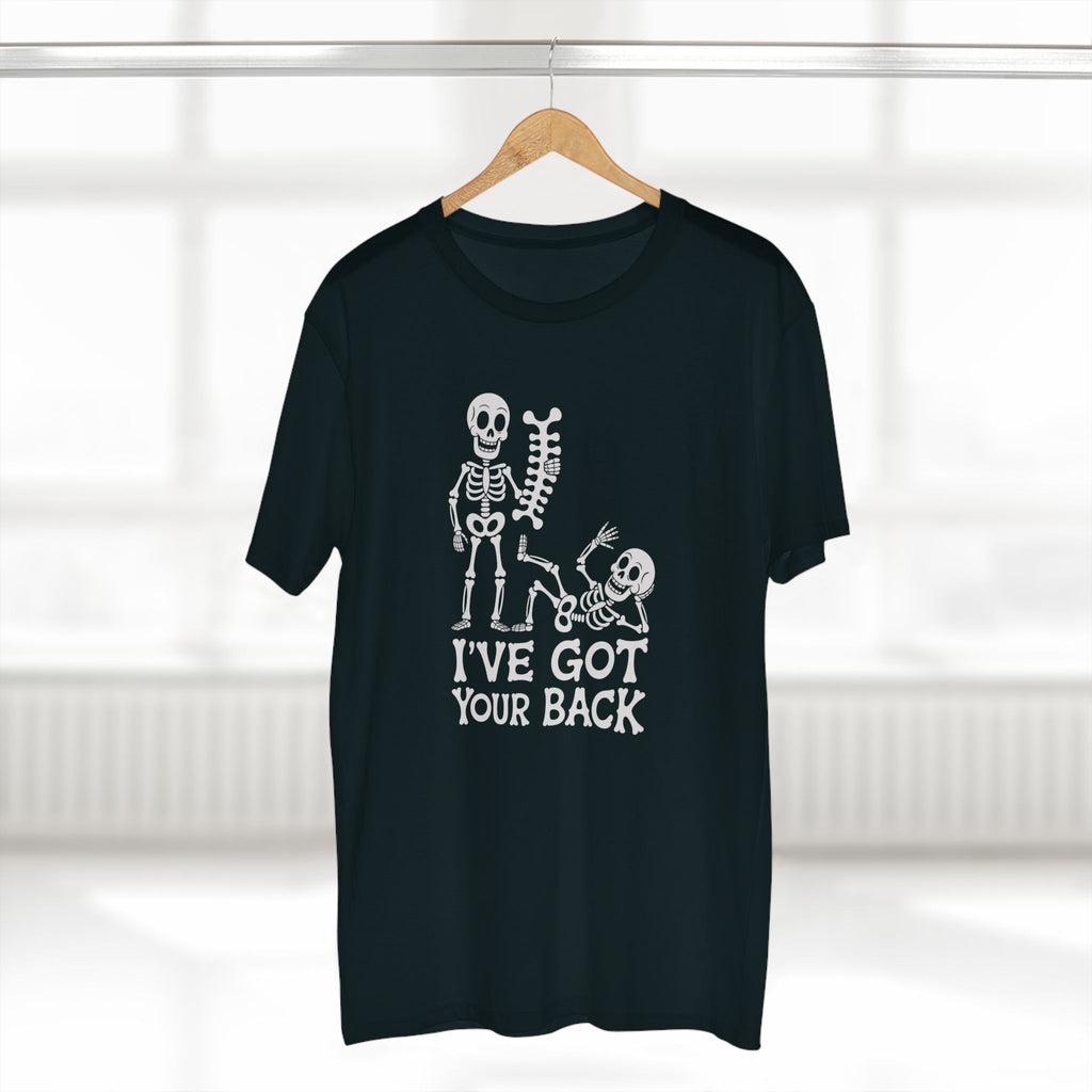 Skeleton, I've Got Your Back - Mens Adult Staple Tee