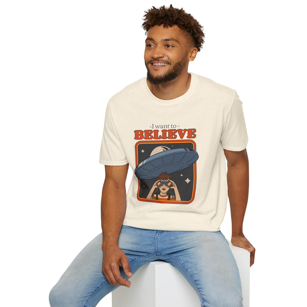 I Want To Believe, UFO - Unisex Softstyle T-Shirt