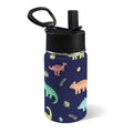 Dinosaurs 12oz Kids Water Bottle with Straw Lid