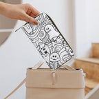 Black And White Creatures -  PU Leather Wallet