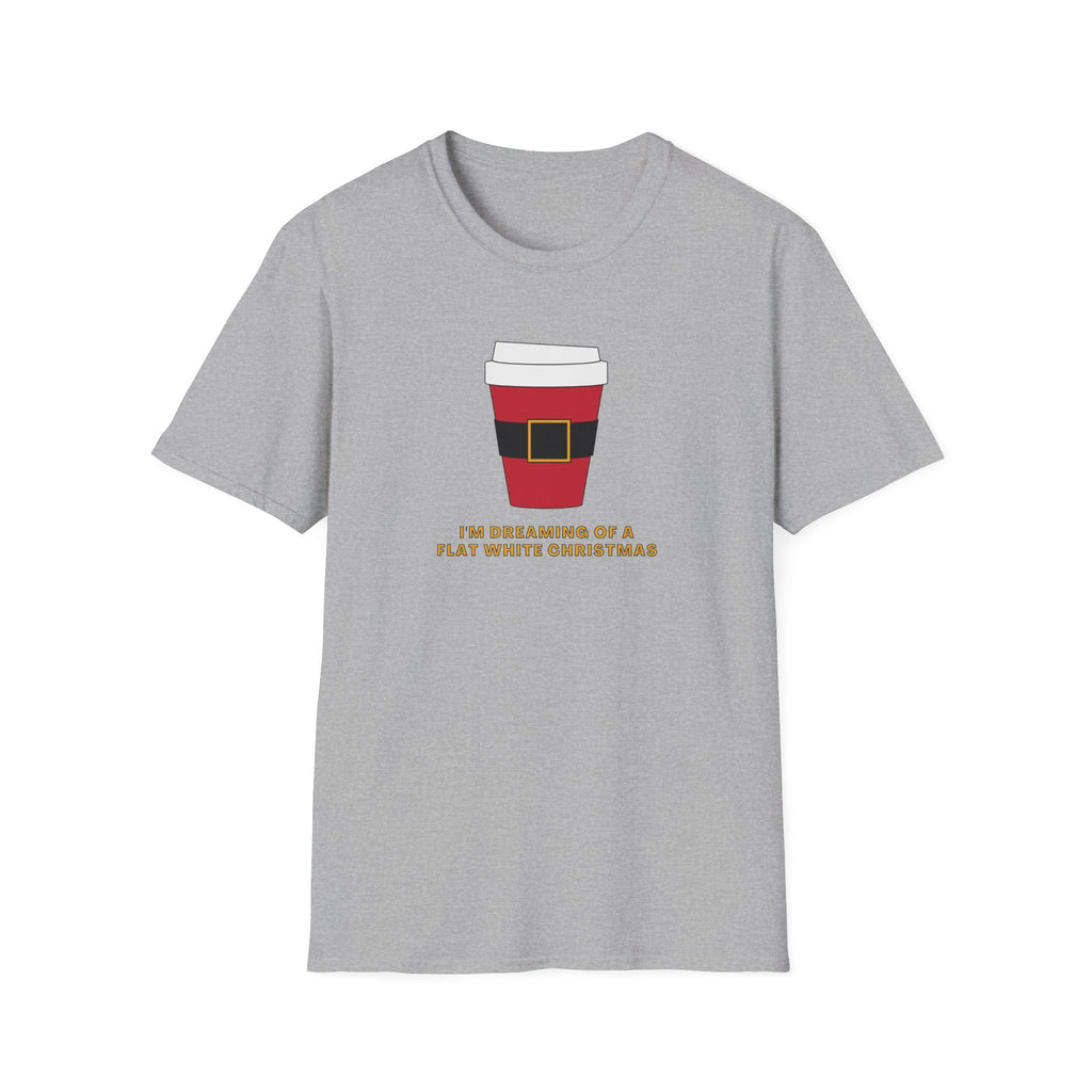 I'm Dreaming Of A Flat White Christmas - Unisex Softstyle T-Shirt