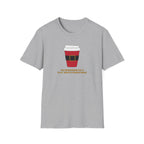 I'm Dreaming Of A Flat White Christmas - Unisex Softstyle T-Shirt
