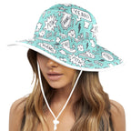 Comic Book Speech Bubbles Wide Brim Bucket Hat Wide Brim Bucket Hat comic Printed Offshore