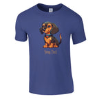 Personalised - Your Pet - Classic Unisex Crewneck T-shirt Purple Personalised T-shirt customise Globally Fulfilled personalise