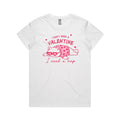 I Don't Need A Valentine, I Need A Nap, Cat Women's AS Colour T-shirt White Womens T-shirt animal Love Printed In Australia