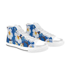 Watercolour Blossoms - Women's High Top Canvas Shoes