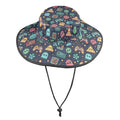 Video Game Wide Brim Bucket Hat Wide Brim Bucket Hat Games Printed Offshore Retro