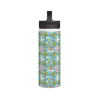 Summer Surf Stainless Steel Water Bottle, Handle Lid Stainless Steel Water Bottle With Handle Lid Globally Fulfilled Summer Surf