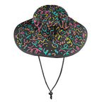 Squiggle Time Wide Brim Bucket Hat Wide Brim Bucket Hat Printed Offshore
