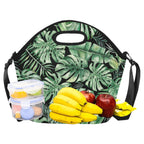 Jungle Leaves - Neoprene Lunch Bag/Large (Model 1669) Neoprene Lunch Bag Plants Printed Offshore