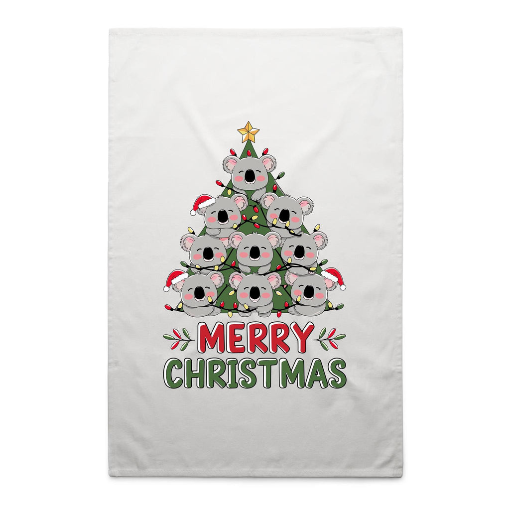 Koala Christmas Tree - AS Colour Tea Towel