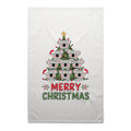 Koala Christmas Tree - AS Colour Tea Towel White One Size Christmas Tea Towel Christmas Printed In Australia