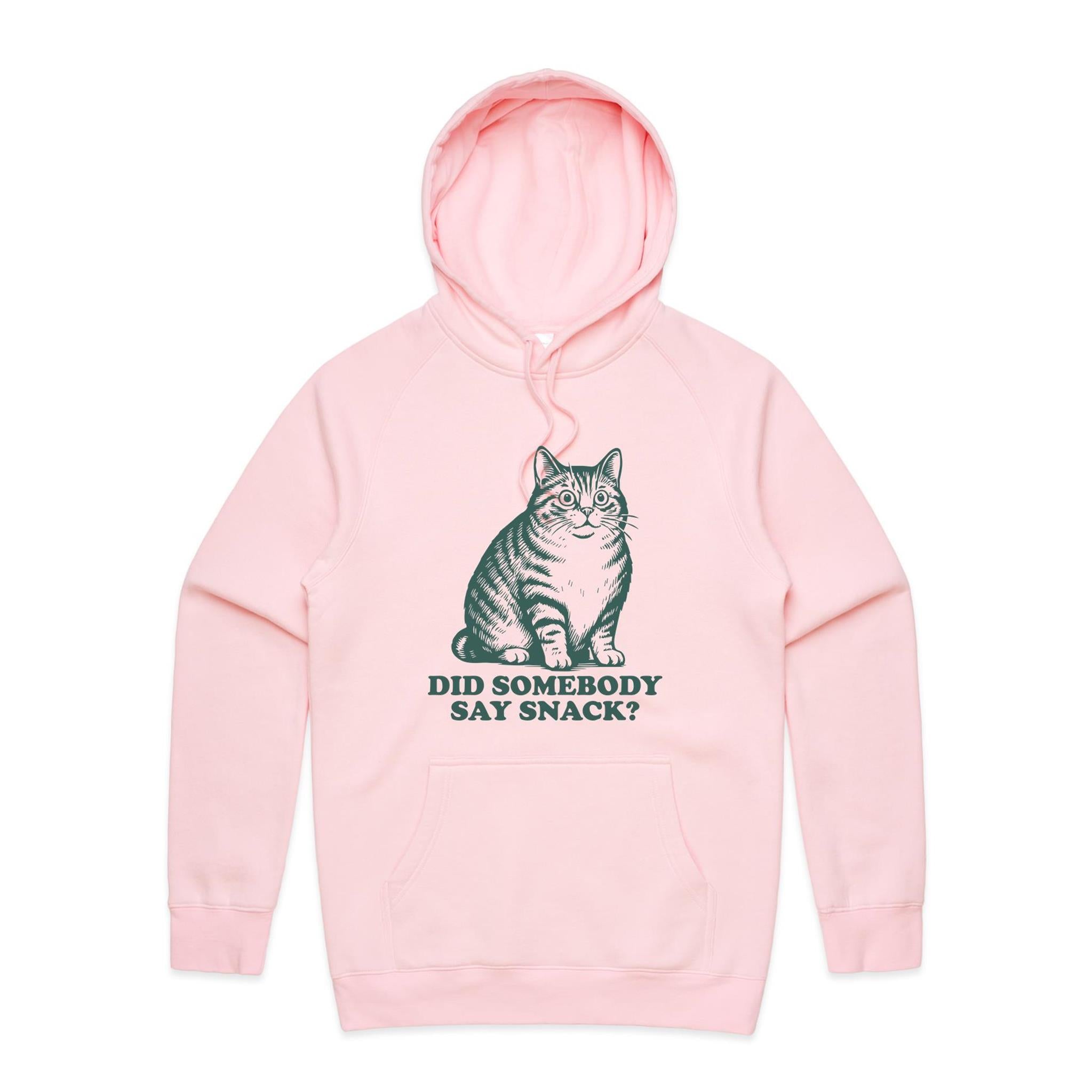 Cat, Did Somebody Say Snack? - Mens Hoodie