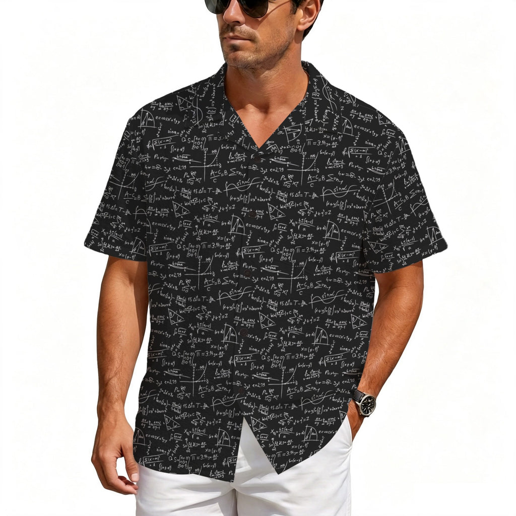 Equations Men's Crinkle Hawaiian Shirt