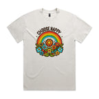 Choose Happy AS Colour Heavy Faded Tee Unisex Faded bone Heavy Faded T-shirt Positivity Printed In Australia