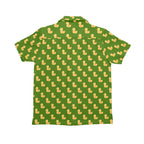Rubber Ducks On Green Senior Kids Hawaiian Shirt