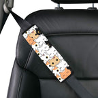 Cute Cartoon Cats Car Seat Belt Cover 7''x10'' (Pack of 2) Car Seat Belt Cover 7x10 (Pack of 2) animal Printed Offshore