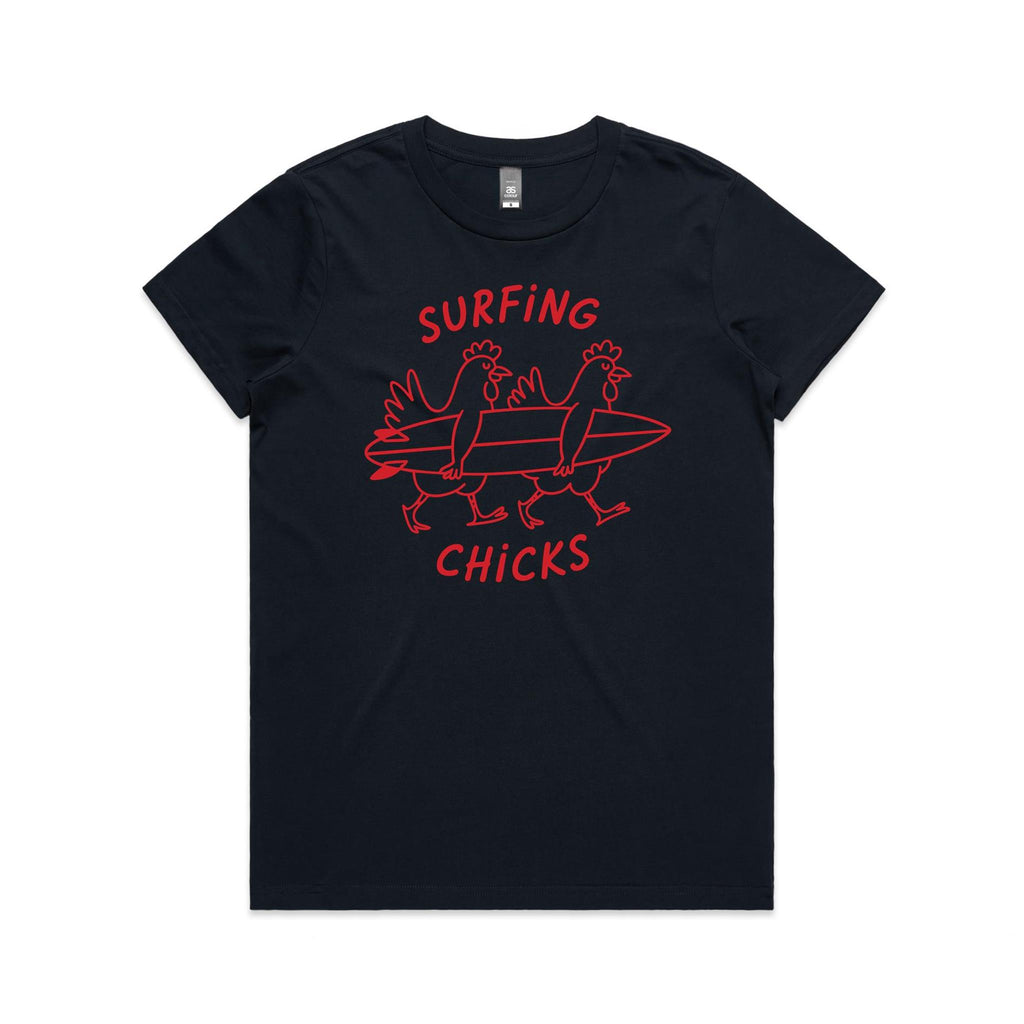 Surfing Chicks Women's AS Colour T-shirt