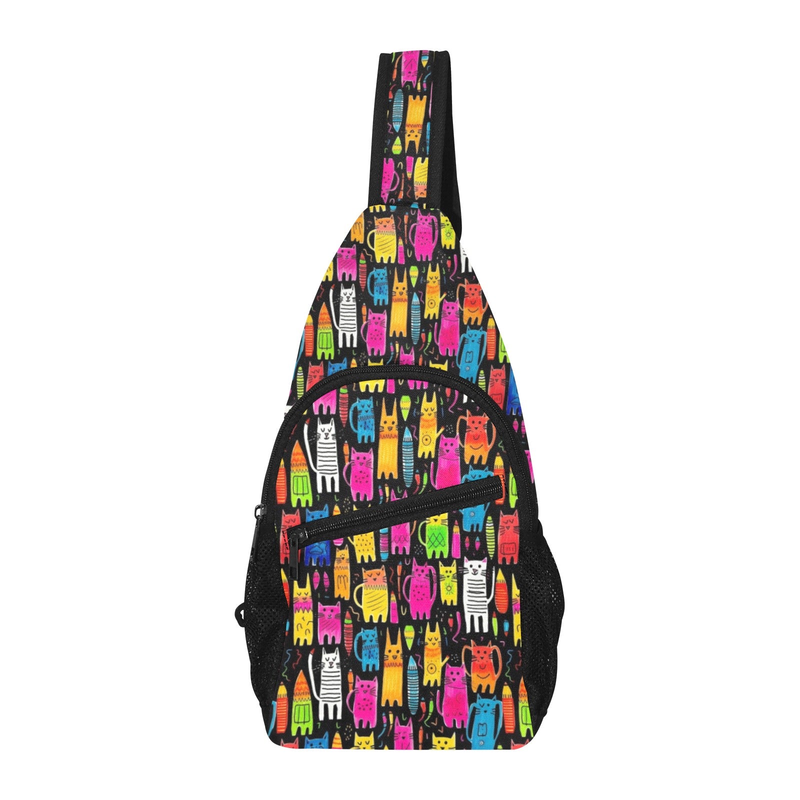 Colourful Cats - Chest Bag