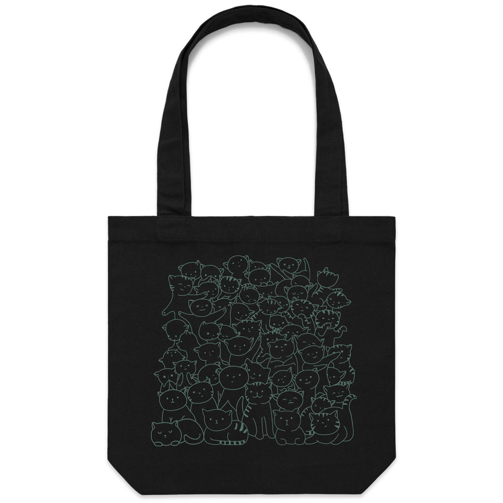 Lots And Lots Of Cats - Canvas Tote Bag