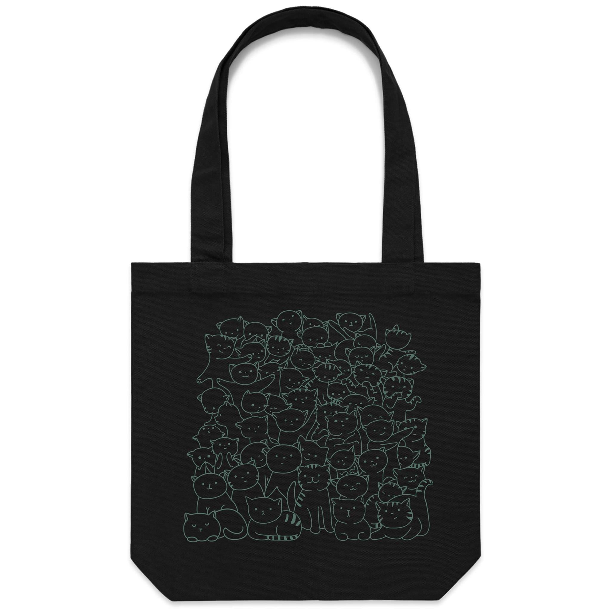Lots And Lots Of Cats - Canvas Tote Bag