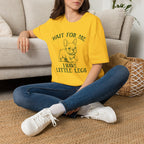 Wait For Me French Bulldog Unisex T-Shirt Unisex Adult T-shirt animal Globally Fulfilled