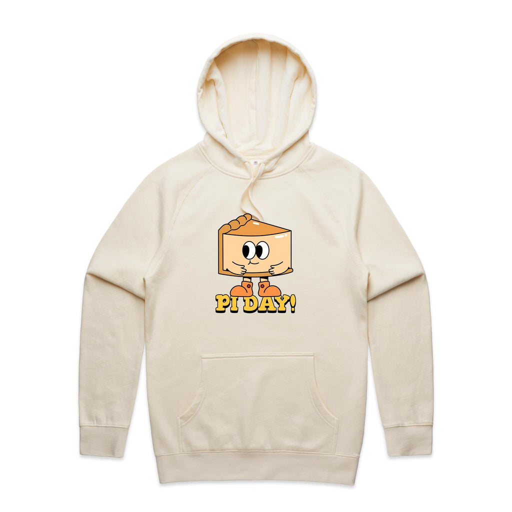 Pi Day - Mens Hoodie Ecru Mens Hoodie Maths Printed In Australia