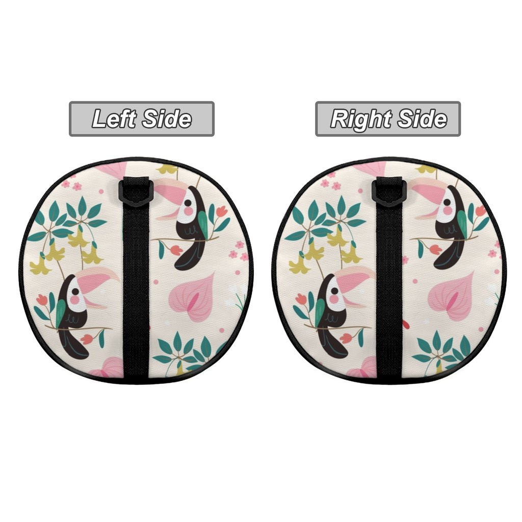 Toucans In Pink Duffle Bag Duffle Bag Printed Offshore