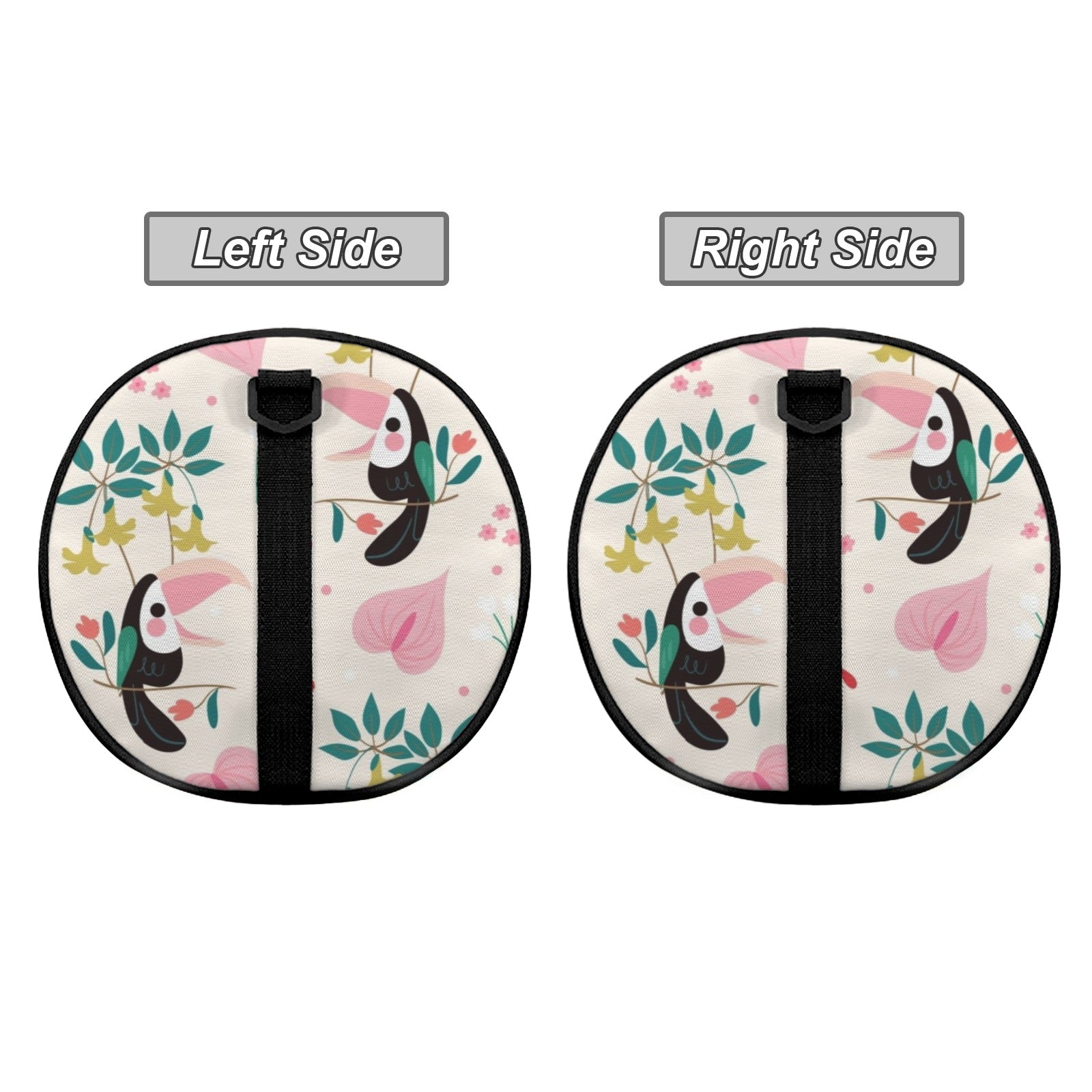 Toucans In Pink Duffle Bag Duffle Bag Printed Offshore