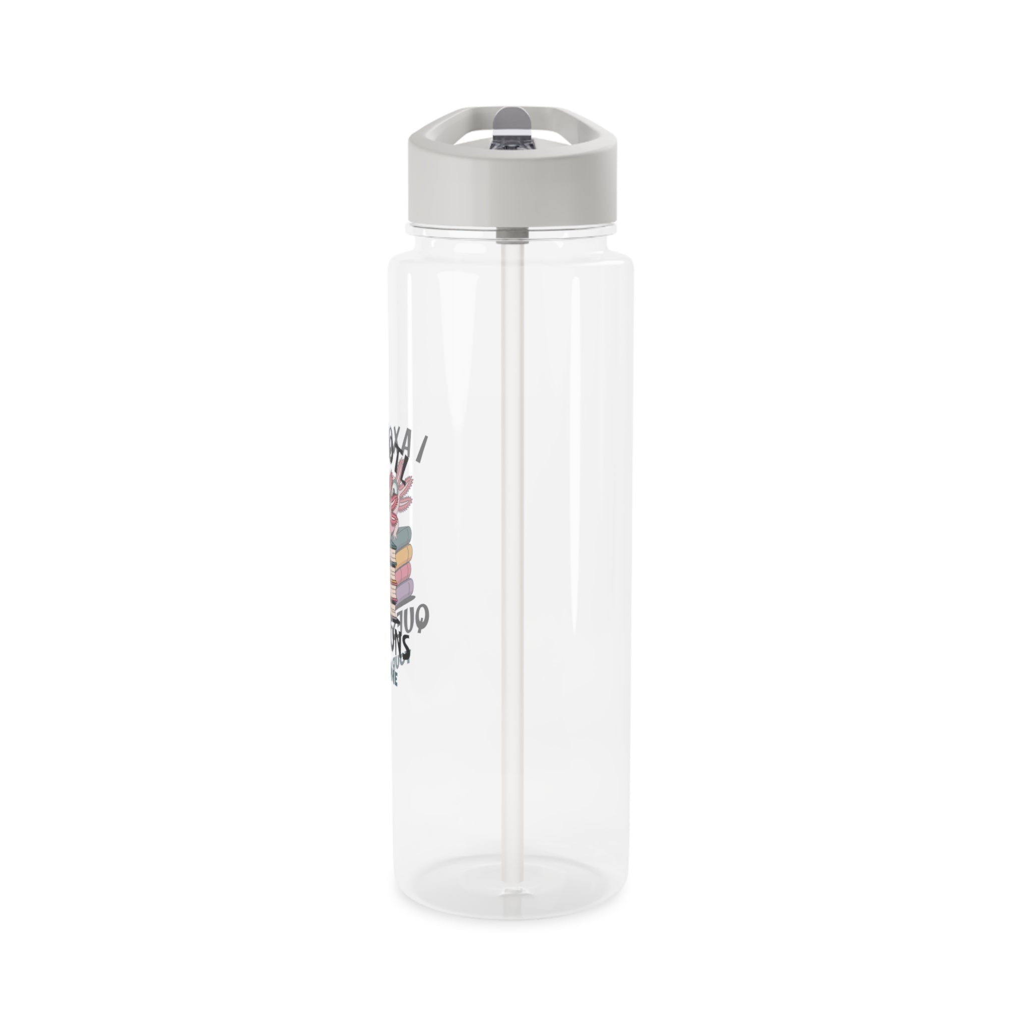 Personalised - I Axolotl Questions - Clear Tritan Water Bottle