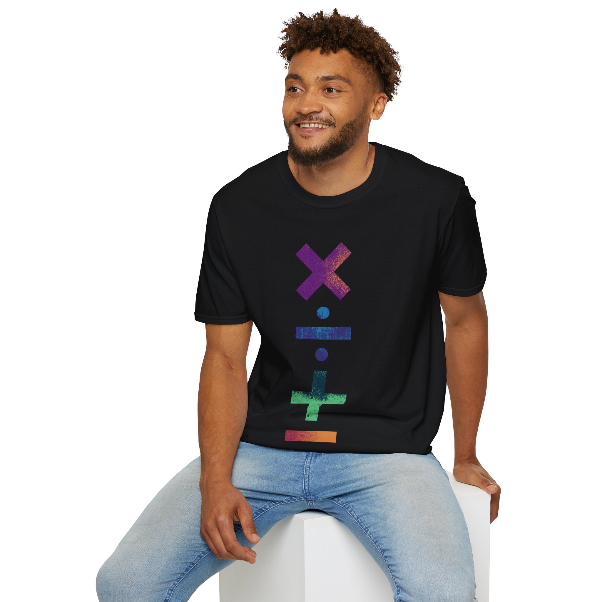Maths Symbols - Unisex Softstyle T-Shirt