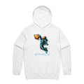 Astronaut Basketball Men's AS Colour Hoodie White Mens Hoodie Printed In Australia Space