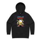Sweet And Salty, Ice-cream And Fries - Womens Hoodie Black Womens Hoodie Food Printed In Australia Summer
