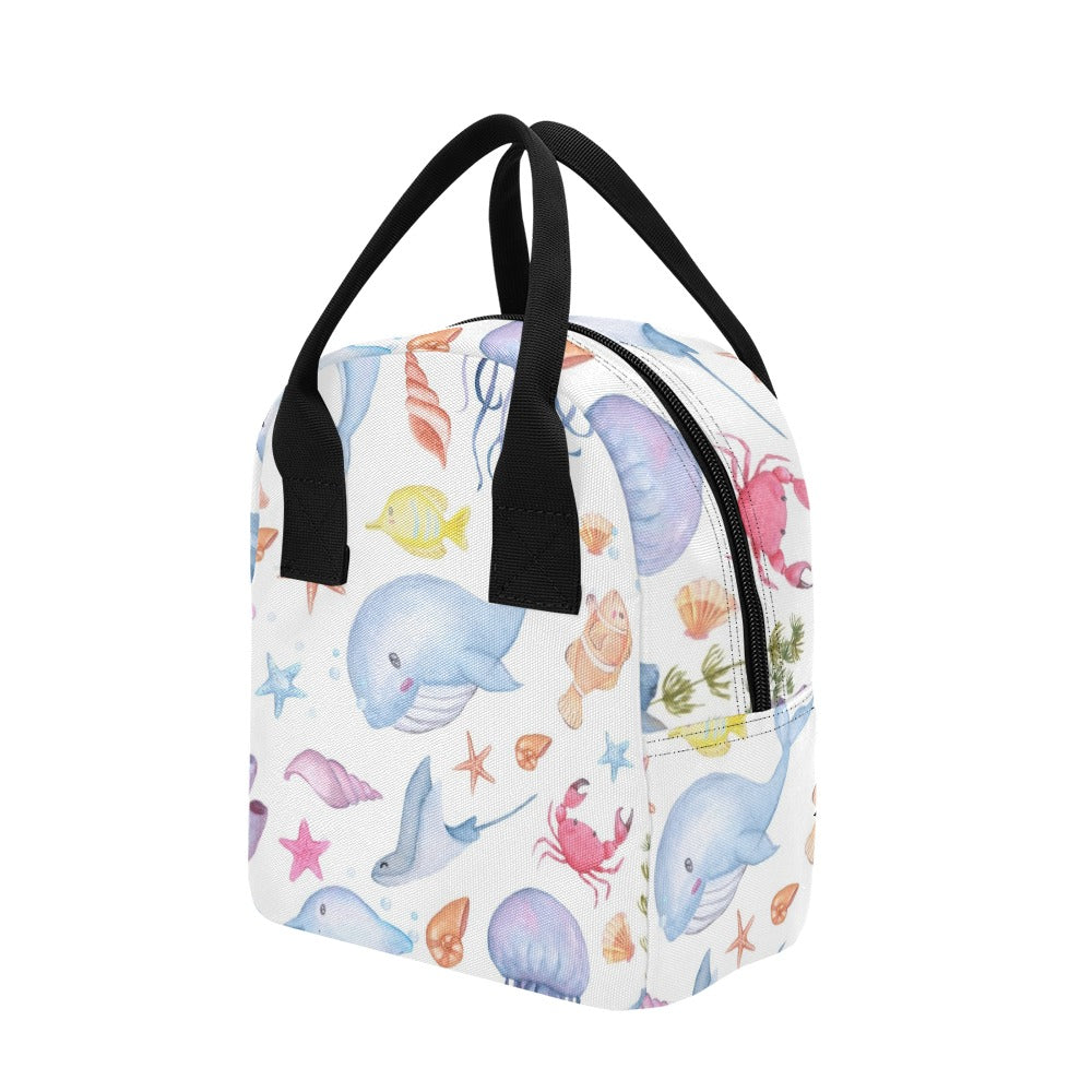 Under The Sea - Zipper Lunch Bag Zipper Lunch Bag Printed Offshore