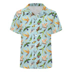 Parrots Kids Youth Short Sleeve Button Up Shirt