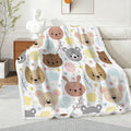 Baby Animals Double-Layer Fleece Blanket 51"x59" Double-Layer Throw Blanket Printed Offshore