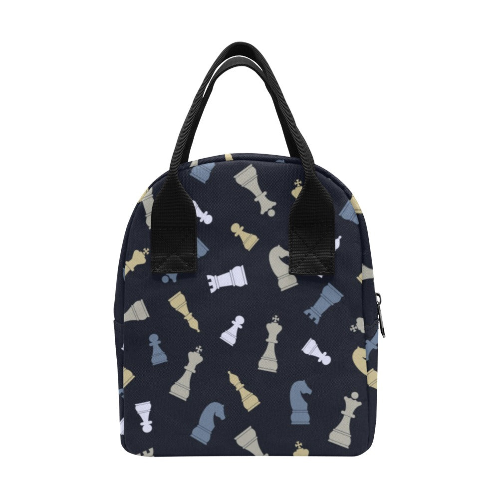 Chess Pattern - Zipper Lunch Bag Zipper Lunch Bag Printed Offshore
