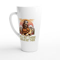 Sloth Race, We'll Get There When We Get There - White Latte 17oz Ceramic Mug Default Title Latte Mug animal Globally Fulfilled