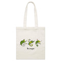 Chameleon, Be Unique - Parcel Canvas Tote Bag Default Title Small Tote Bag animal Printed In Australia
