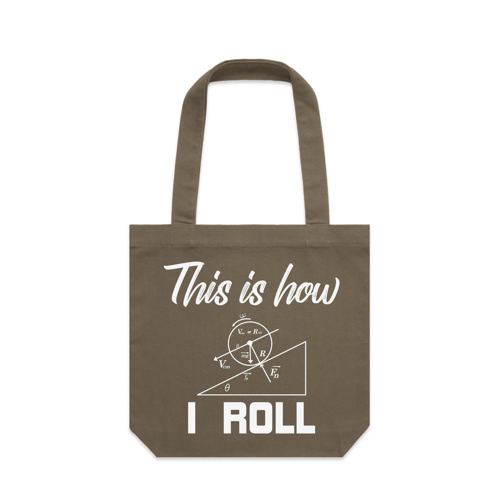 This Is How I Roll Canvas Tote Bag