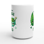 You're The Basil To My Pesto, Valentine - White 15oz Ceramic Mug 15oz Mug Food Globally Fulfilled Love