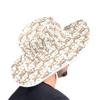 Quokkas Wide Brim Bucket Hat Wide Brim Bucket Hat animal Australia Printed Offshore