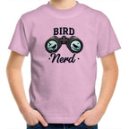 Bird Nerd - Kids Youth T-Shirt Pink Kids Youth T-shirt animal Printed In Australia