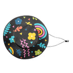 Rainbows And Flowers Wide Brim Bucket Hat Wide Brim Bucket Hat Printed Offshore